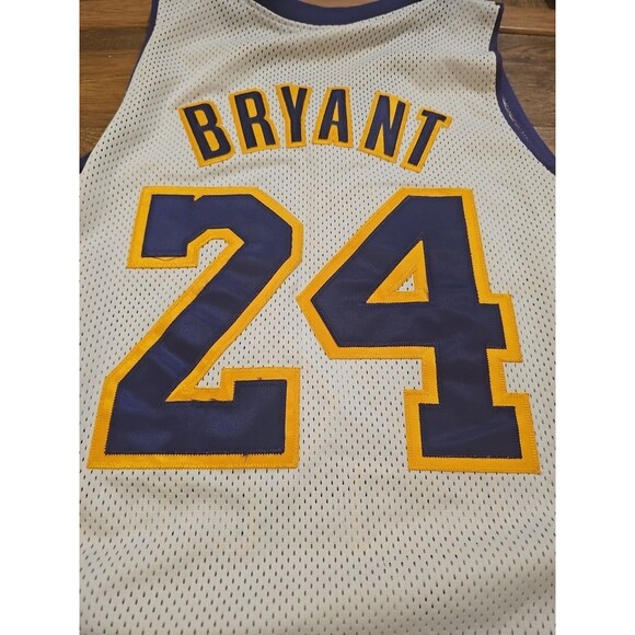 Mitchell & Ness Hardwood Classics NBA LA Lakers Kobe Bryant #24 Jersey Size 46 - Picture 8 of 8